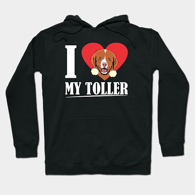 I Love My Toller Hoodie by welovetollers